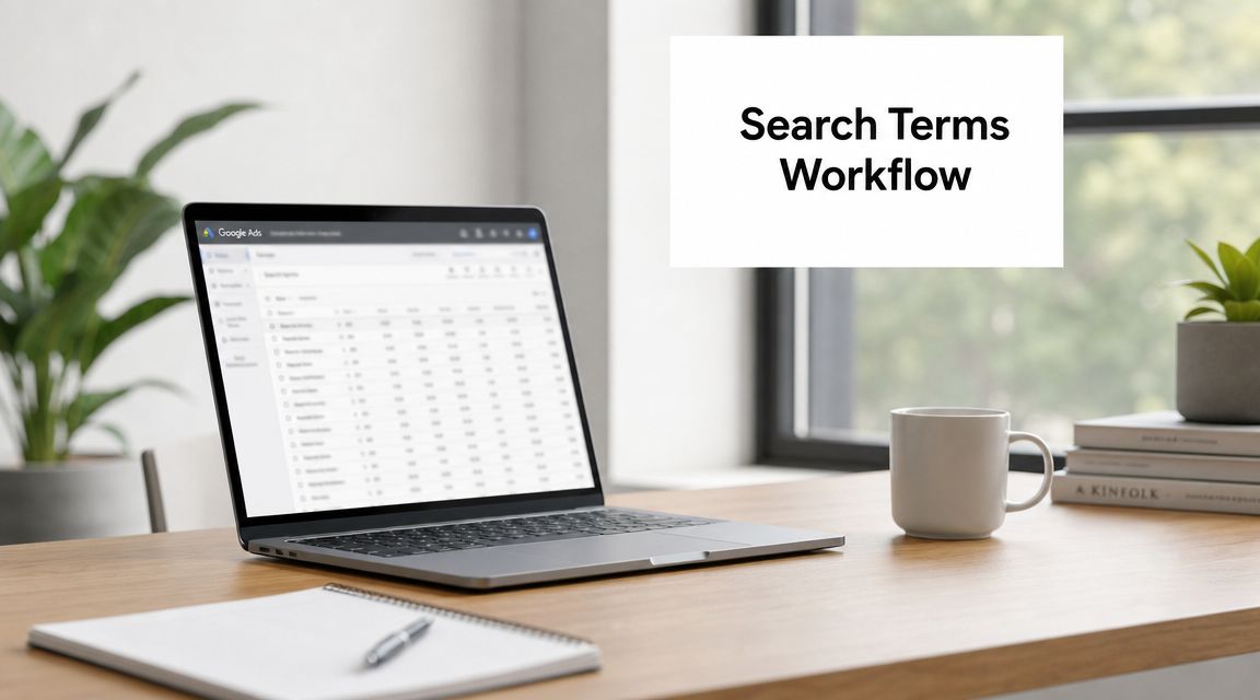 Optimize Your Google Ads Search Terms Report Workflow