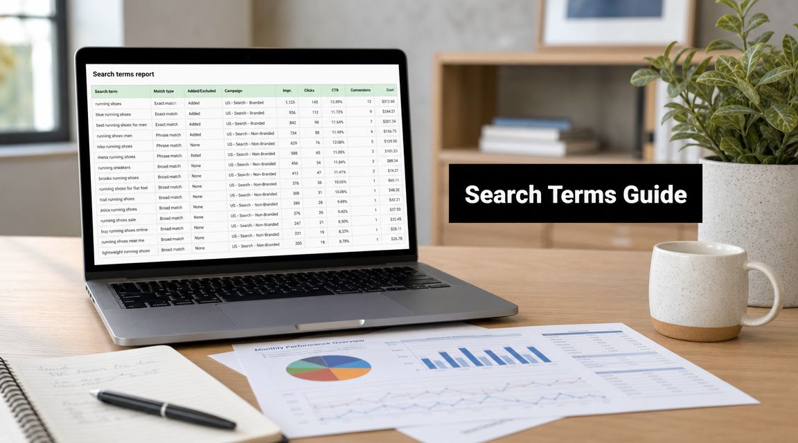 Managing Search Terms Report Multiple Accounts Guide