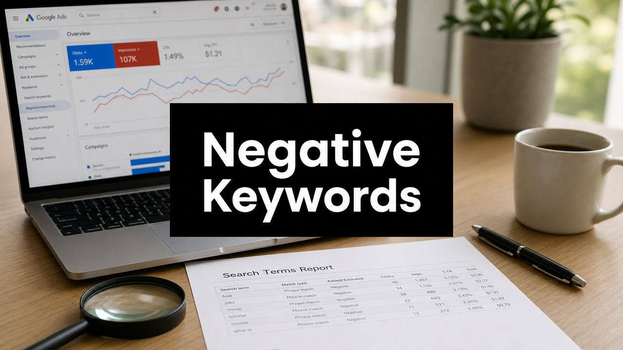 Master How to Find Negative Keywords Google Ads in 2026