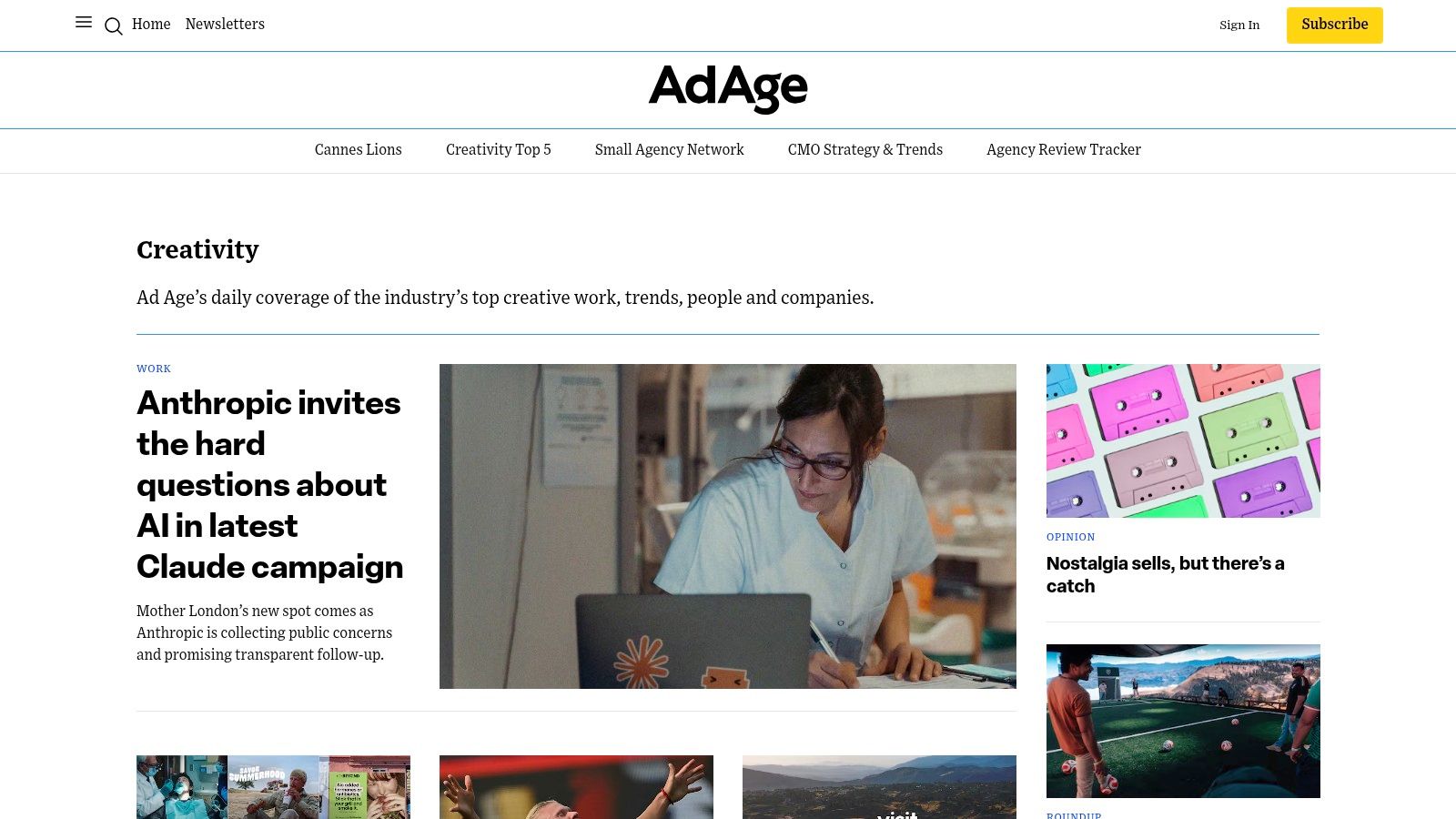 Ad Age Creativity