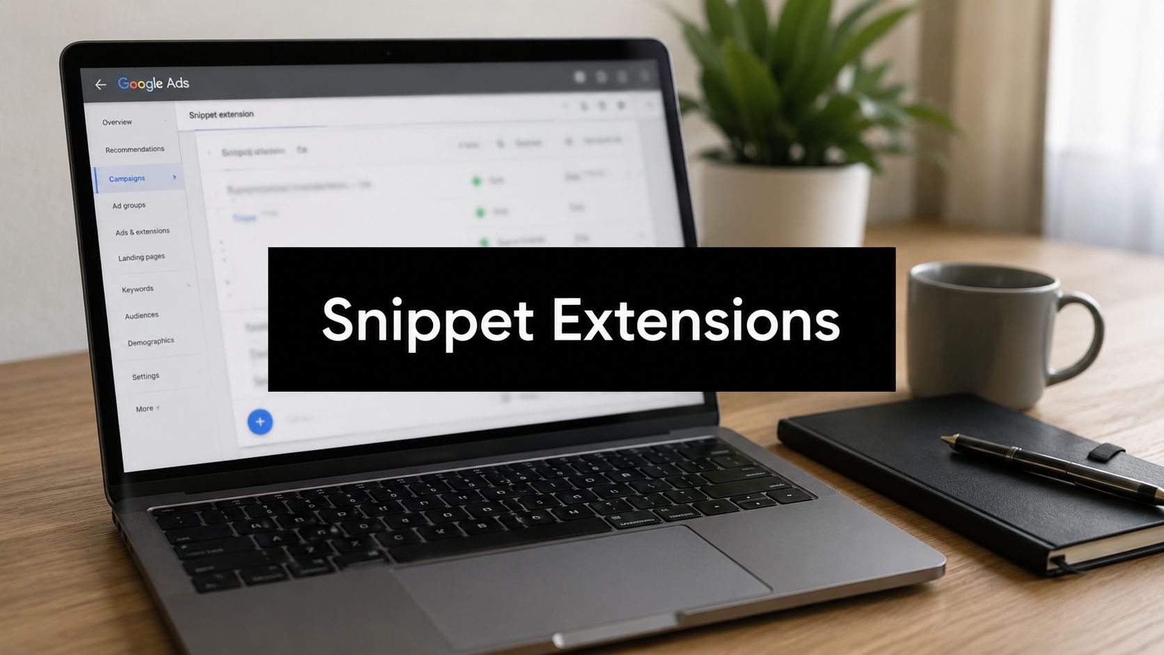 Structured Snippet Extensions Made Simple