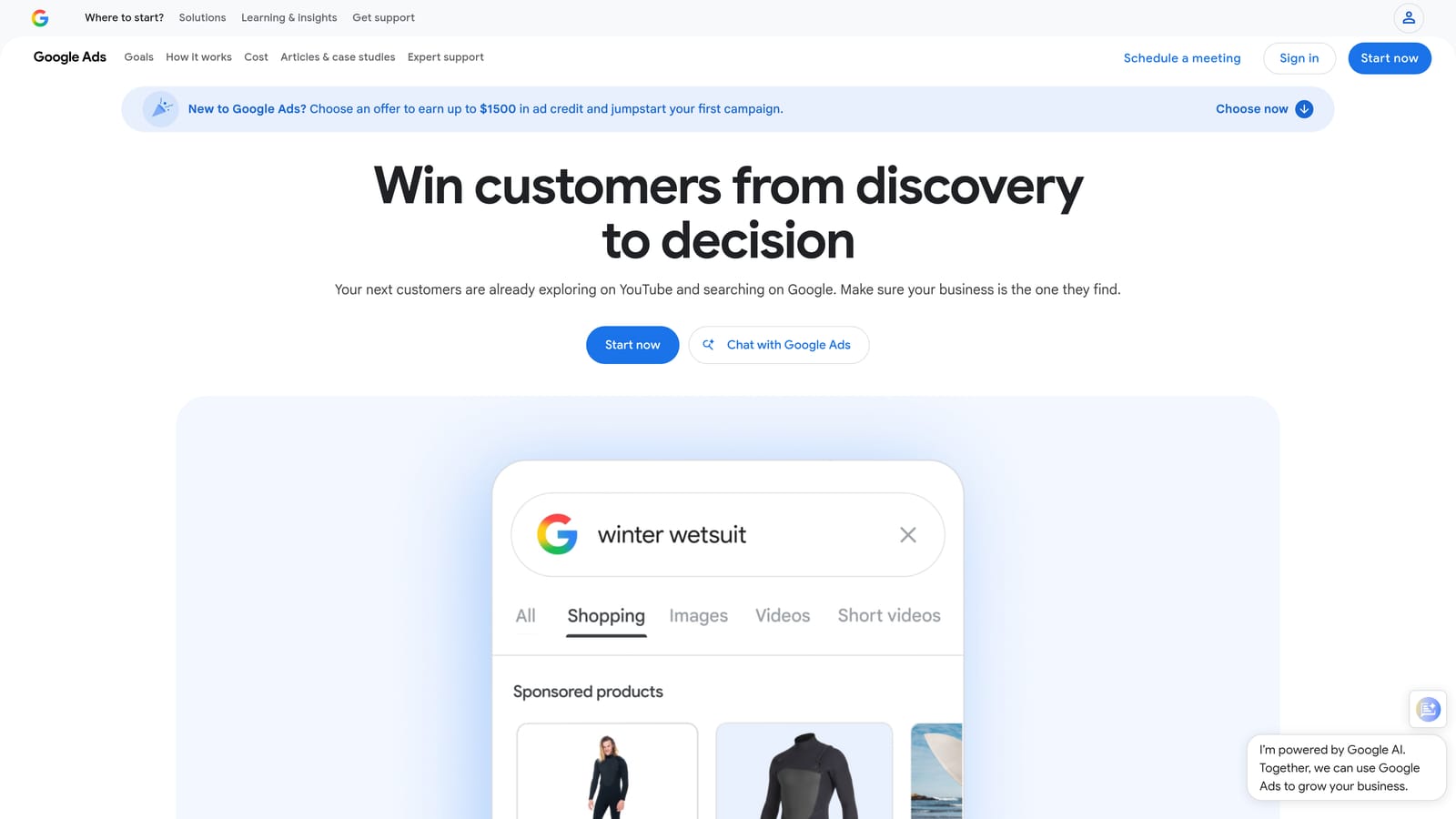 Screenshot of Google Keyword Planner website