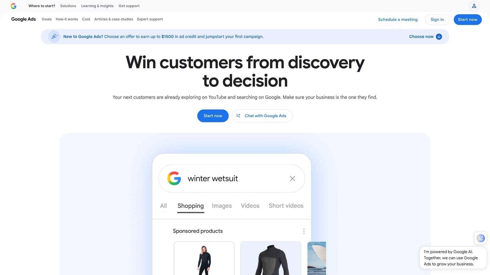 Screenshot of Google Ads Editor website