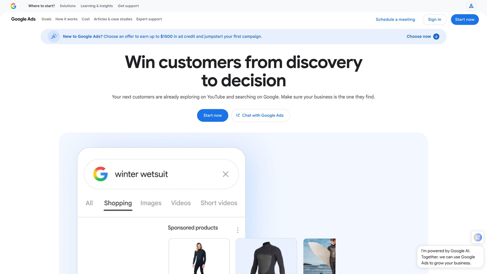 Screenshot of Google Ads Scripts and Smart Bidding website