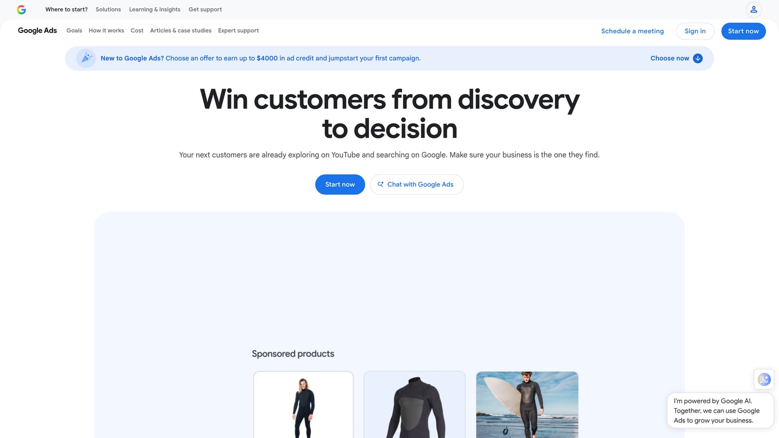 Screenshot of Google Ads Scripts and Recommendations website