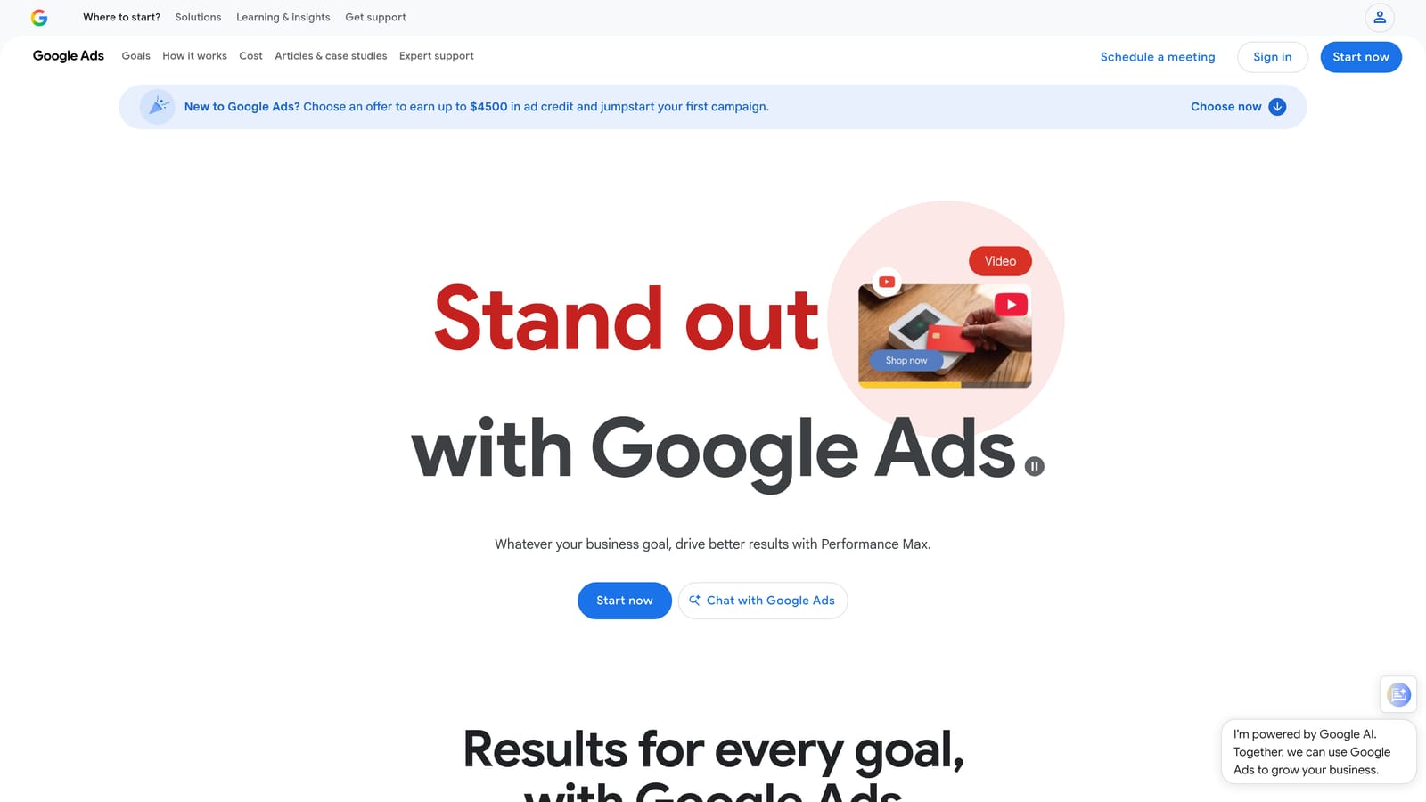 Screenshot of Google Ads Scripts and Automated Rules website