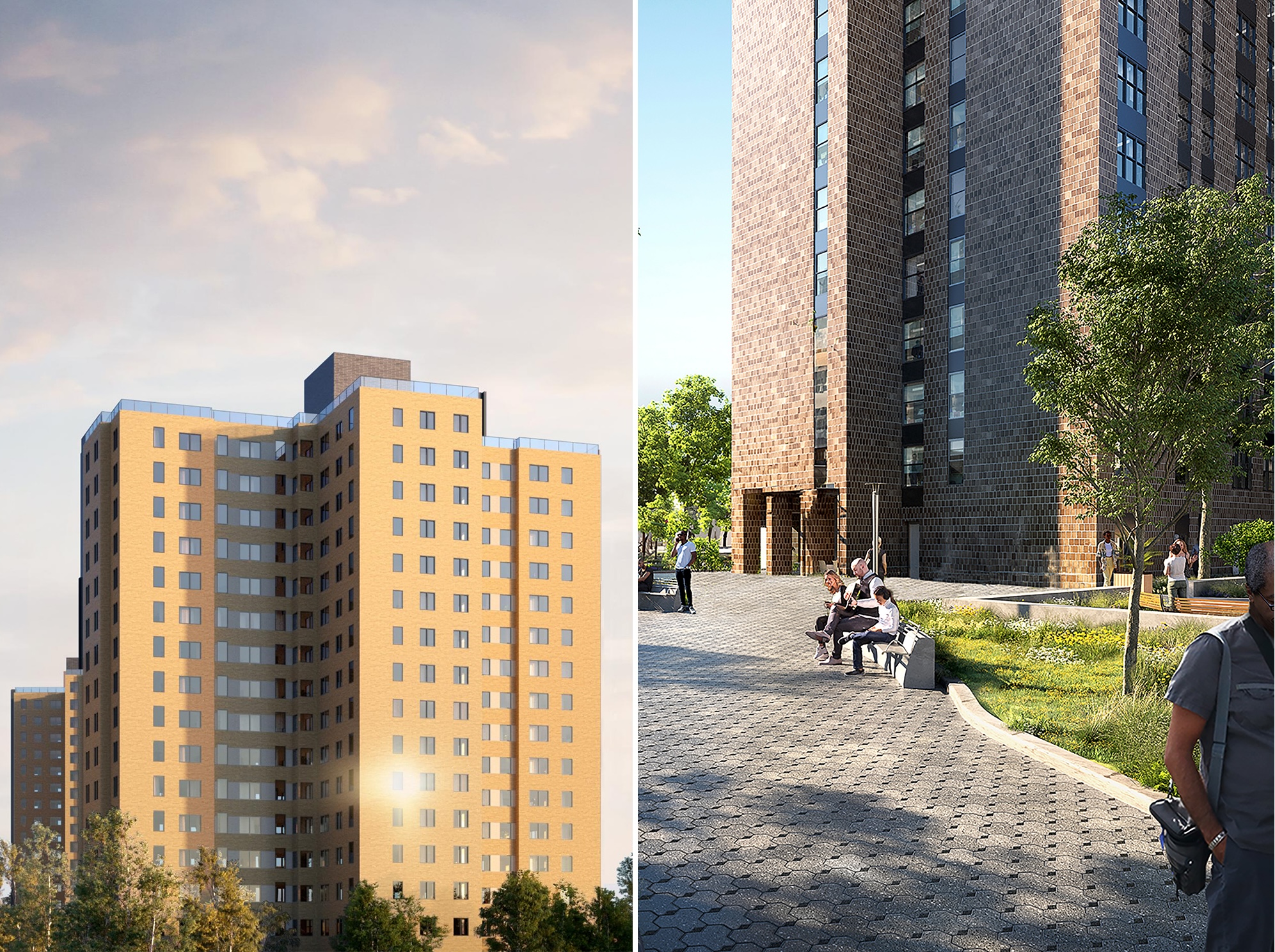 Durable bathroom renovations for large-scale NYCHA projects by Bath Fitter Commercial Solutions at Boston Secor NYC.