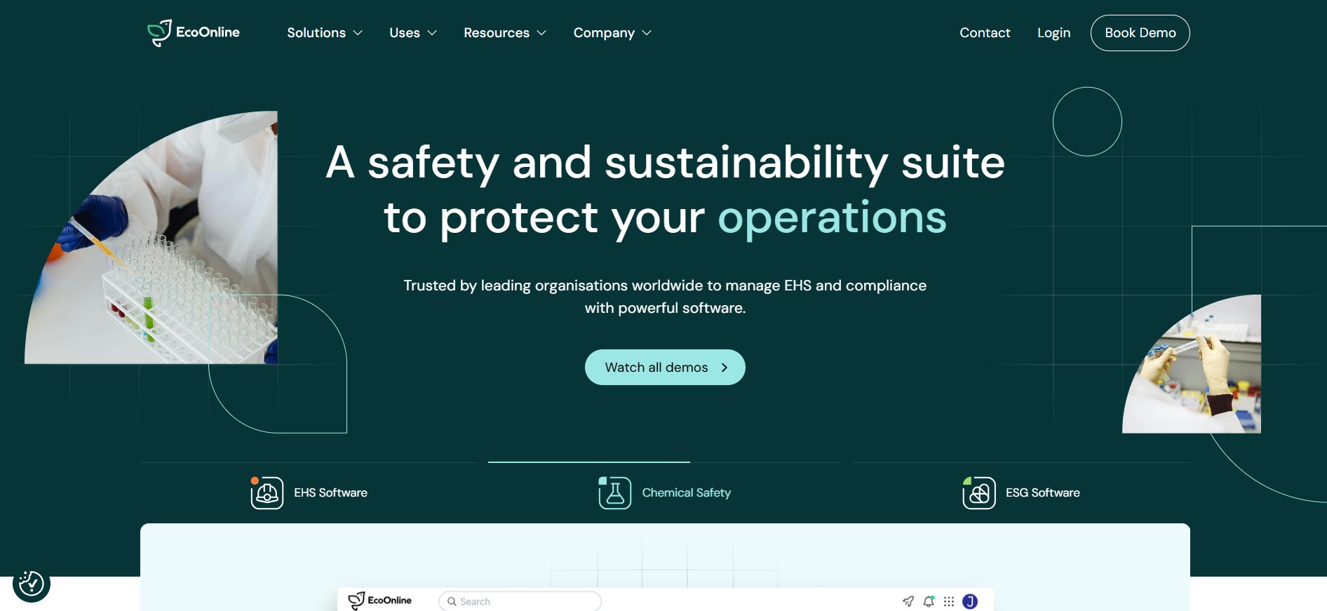 EcoOnline is one of the best ISO 45001 EHS compliance and management platforms.