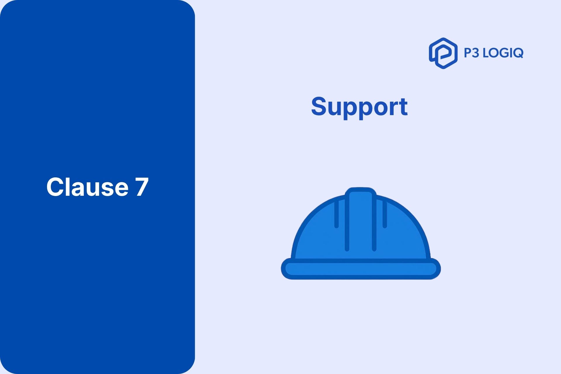 ISO 45001 audit checklist for support processes and compliance requirements.