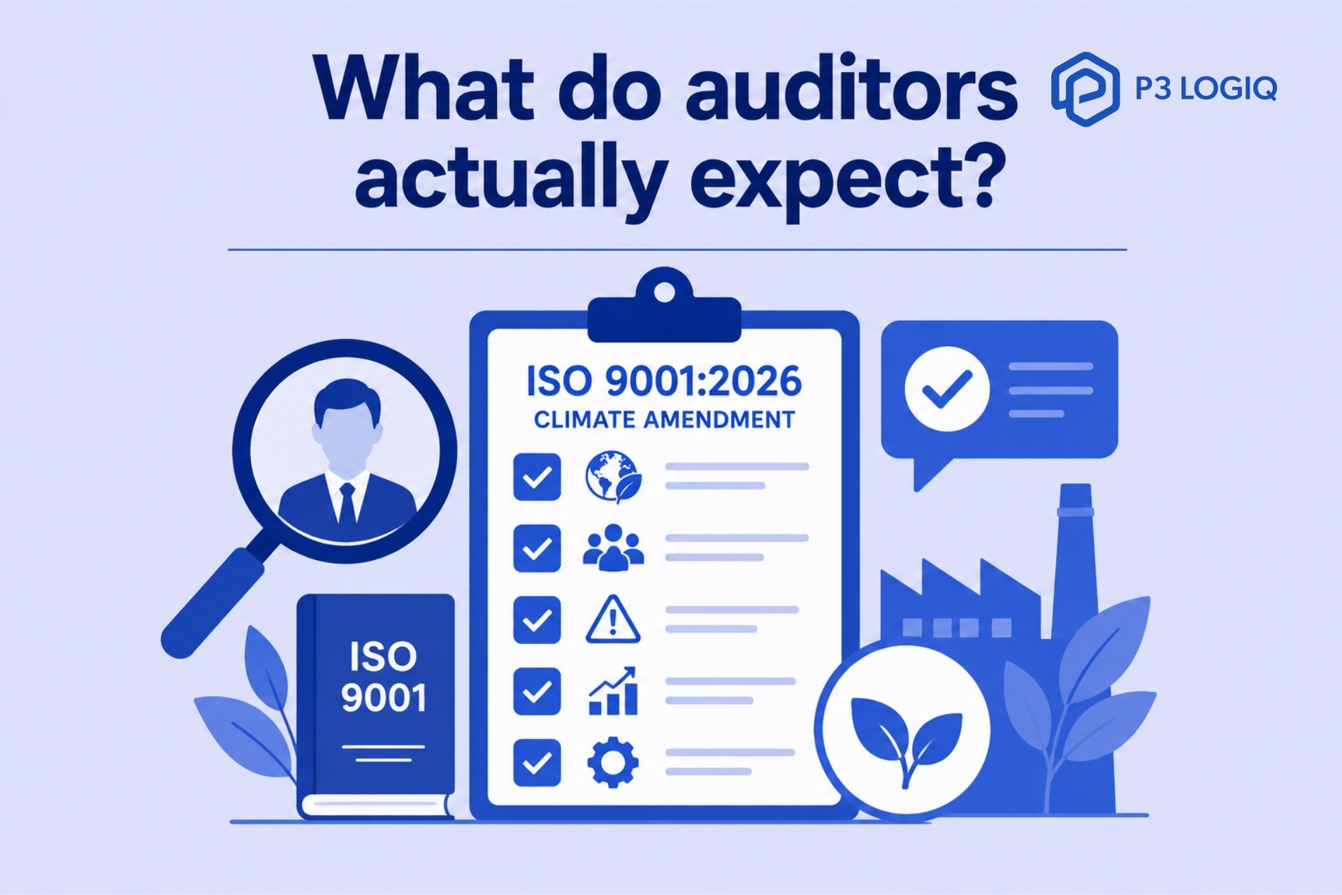 ISO 9001:2026 climate amendment auditor expectations.