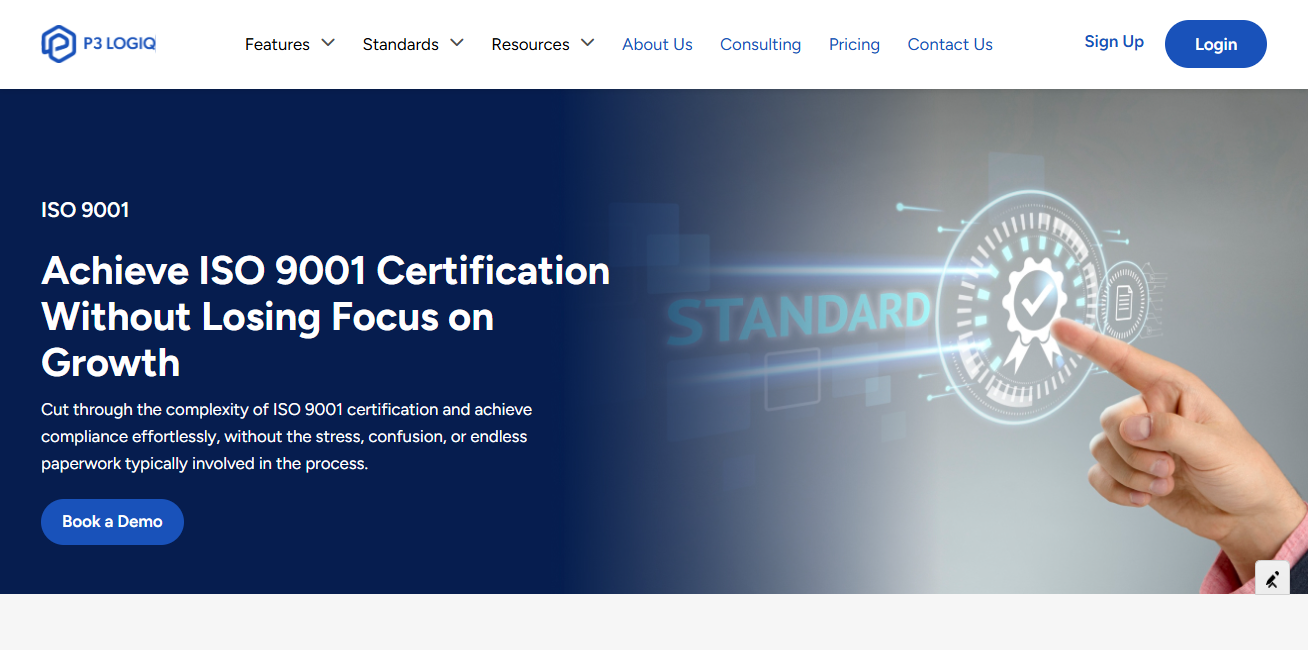 P3 LogiQ is a SO 9001 construction quality management and certification platform.