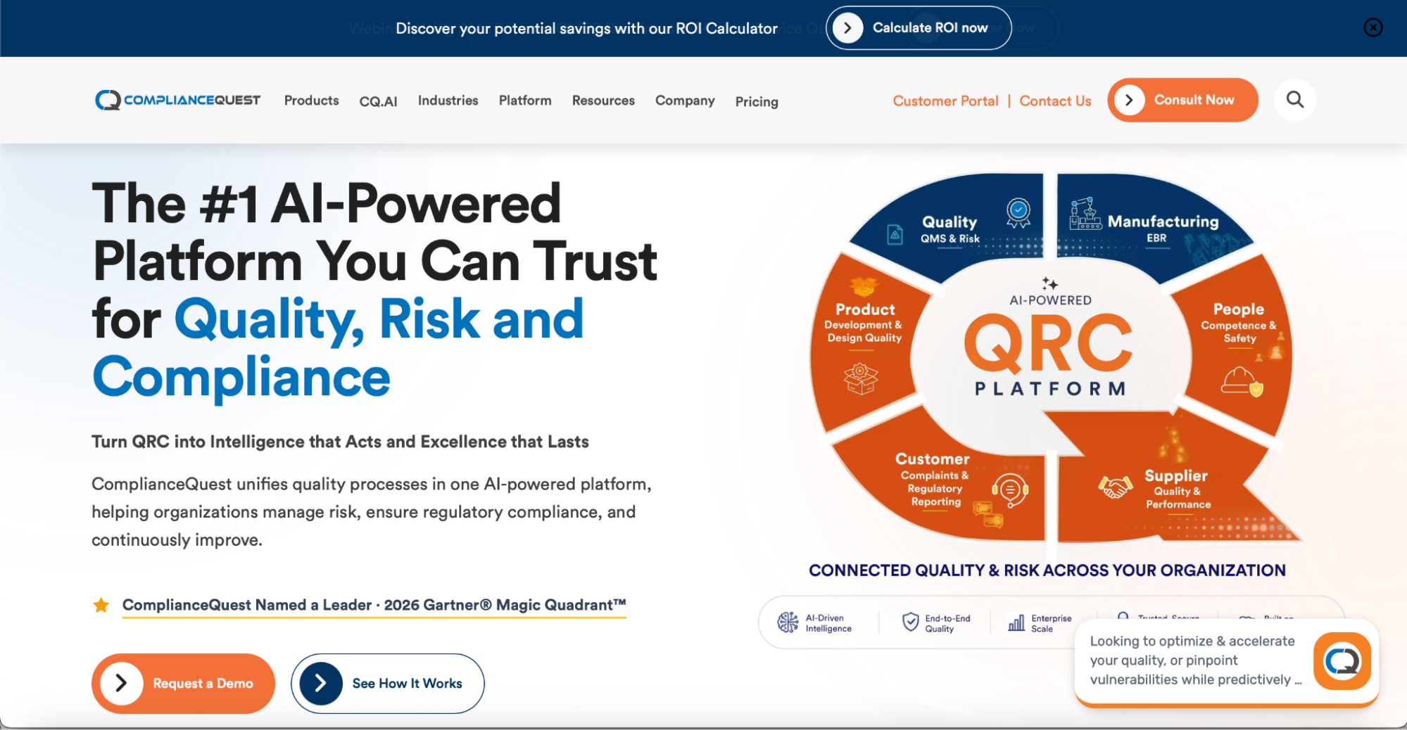 ComplianceQuest is document management software built on Salesforce for compliance-heavy industries.