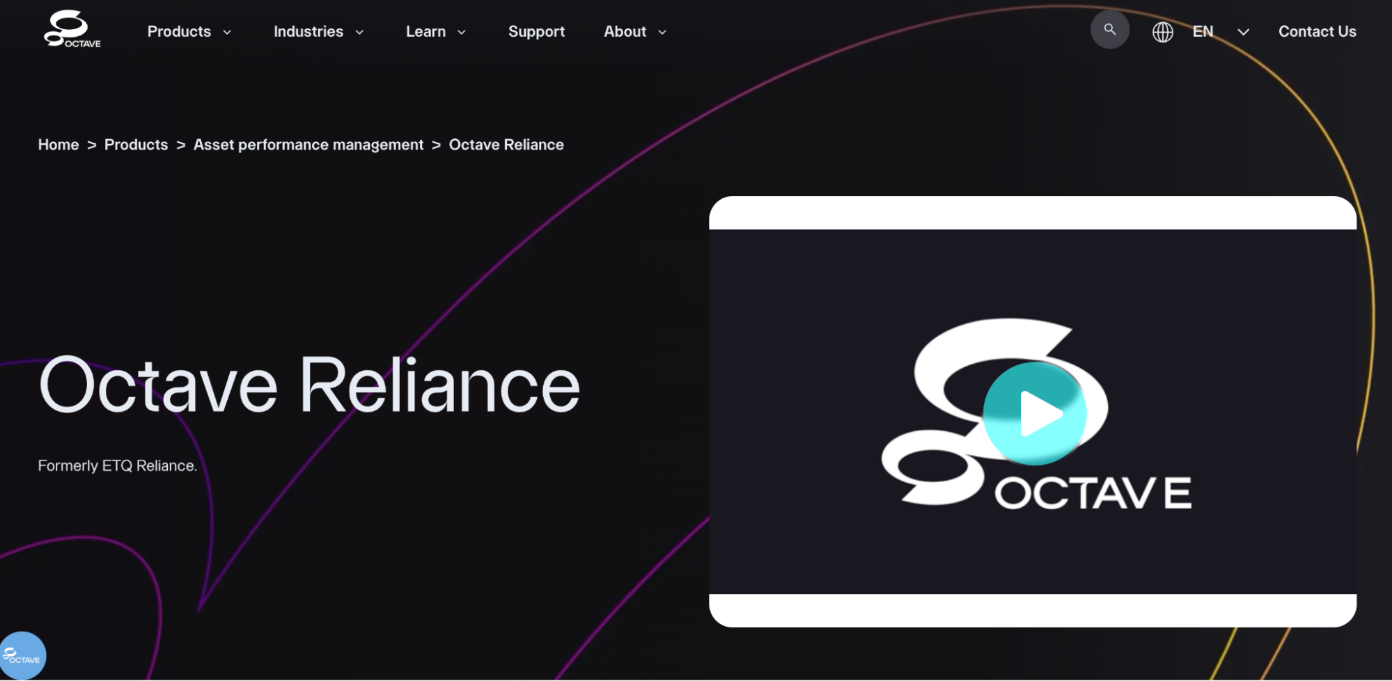Reliance quality management software, formerly ETQ Reliance, for document control and audit management.