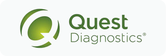 Quest Diagnostics company logo with a stylized green Q symbol.