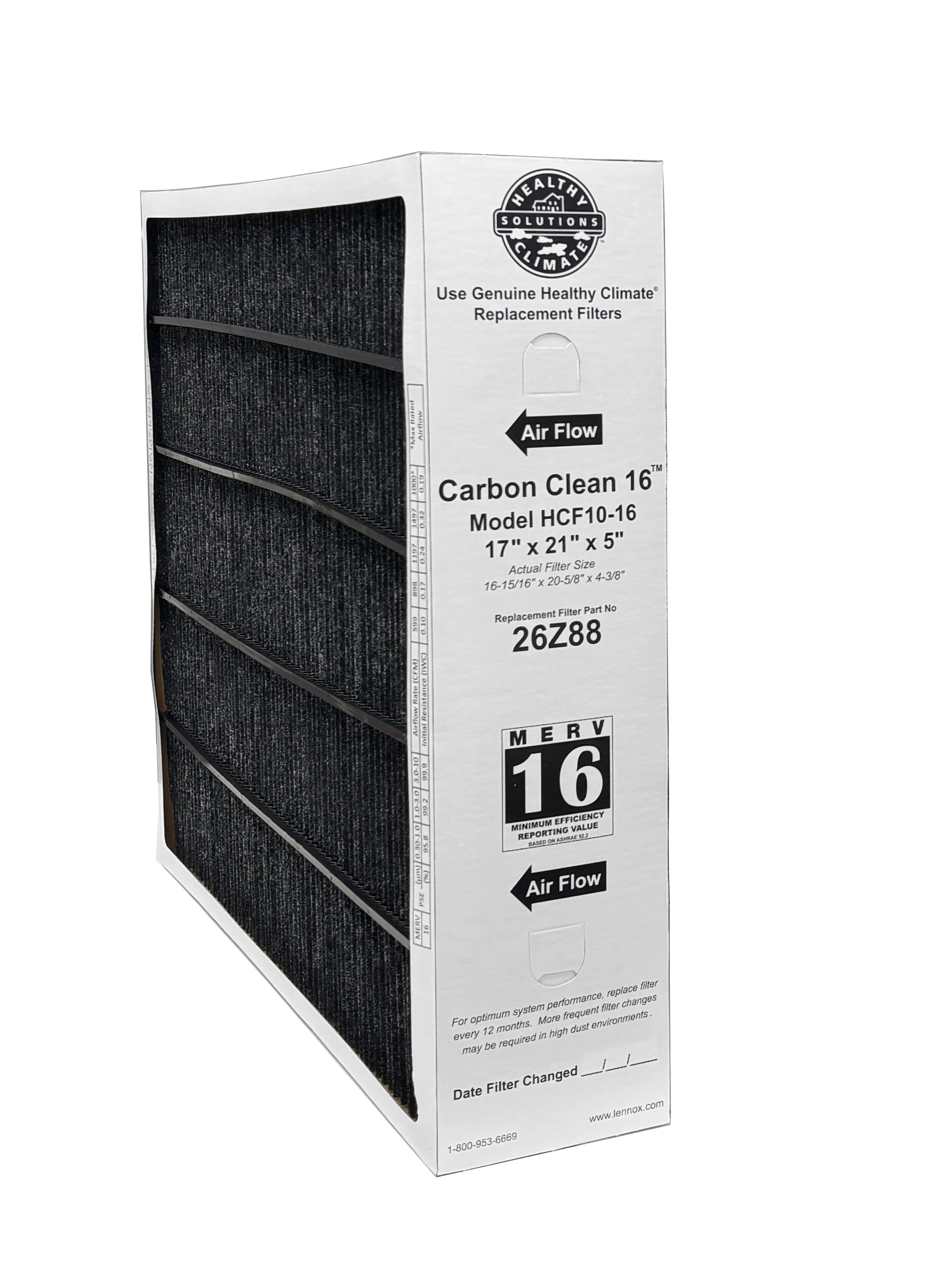 Lennox 26Z88 17x21x5 MERV 16 Air Filter
