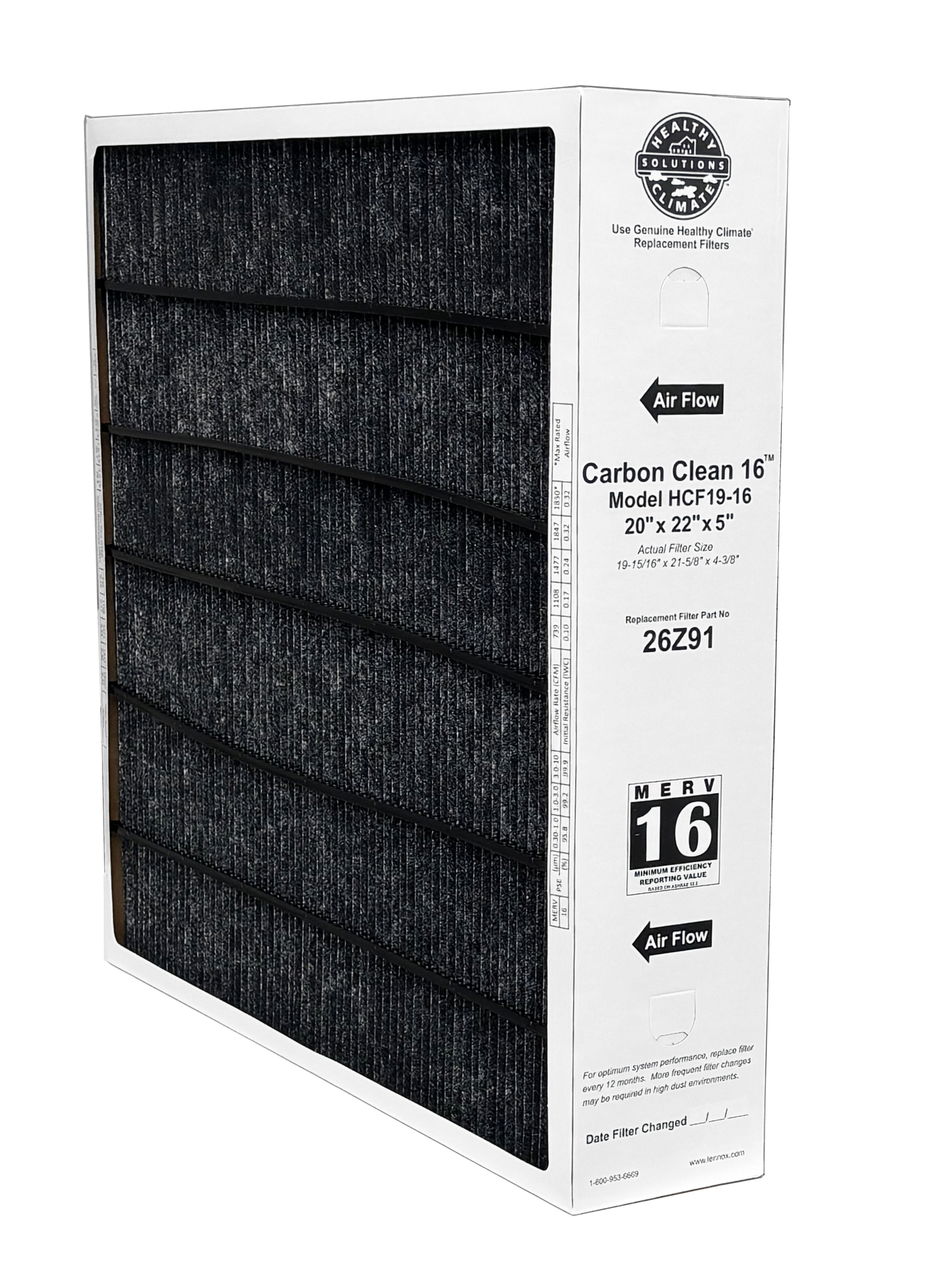 Lennox 26Z91 20x22x5 MERV 16 Air Filter