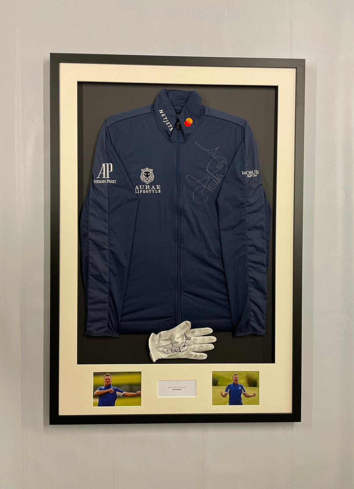 Framed golf top and glove