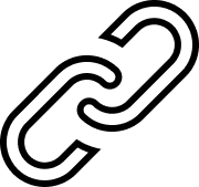 Chain link icon for hyperlinks