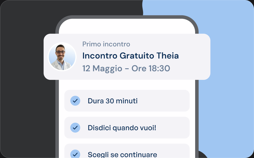 Scheda dell'incontro gratuito con data, orario e durata di 30 minuti