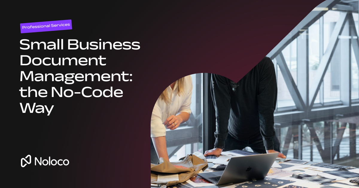 Small Business Document Management: the No-Code Way