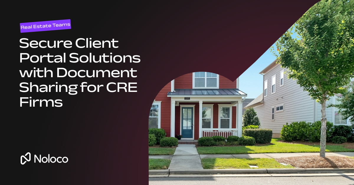 Secure Client Portal Solutions with Document Sharing for CRE Firms