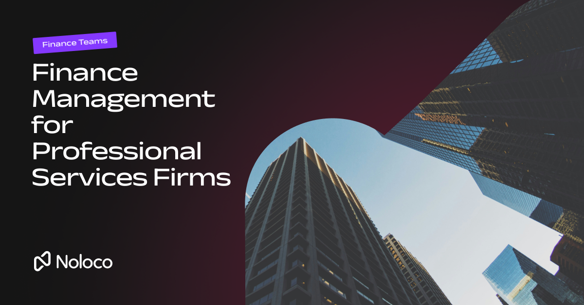 Finance Management for Professional Services Firms