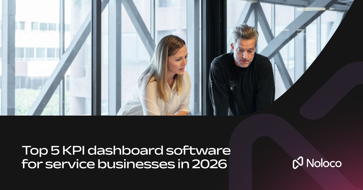 Top 5 KPI dashboard software for service businesses in 2026