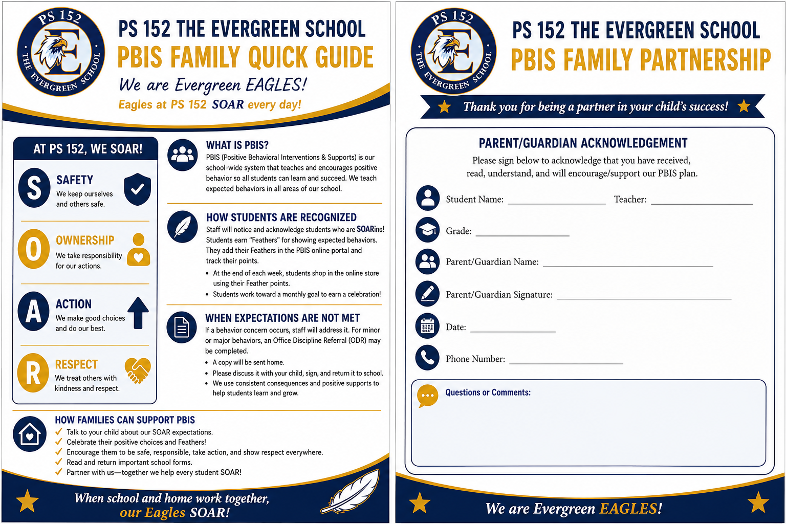 One Pager for Families preview