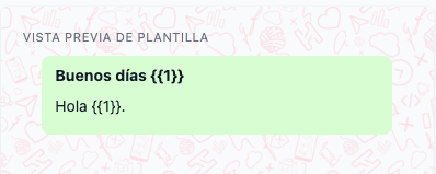vista previa plantillas whatsapp Hilos