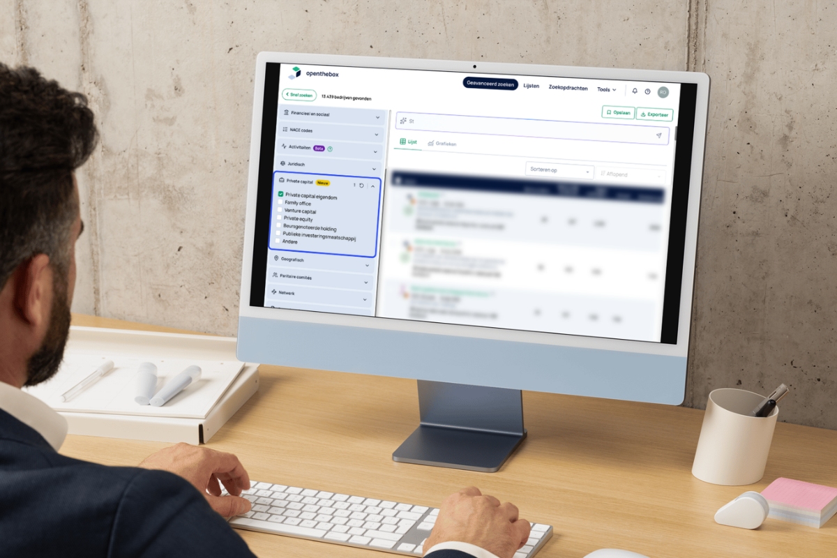 New Features: Filter Belgian Companies by Private Capital Ownership