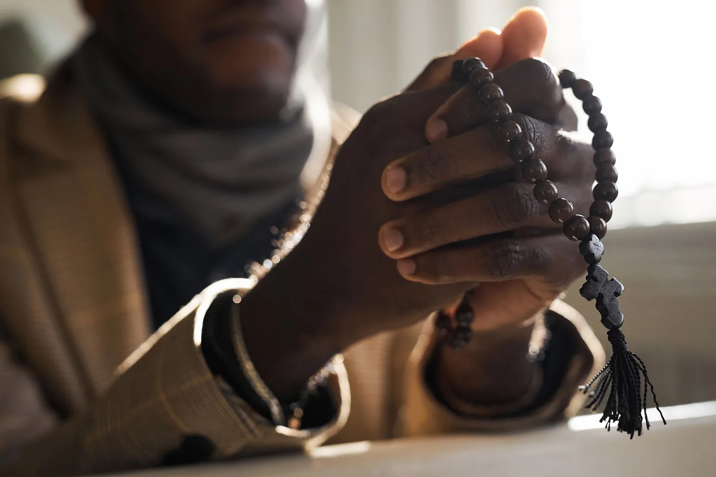Man praying