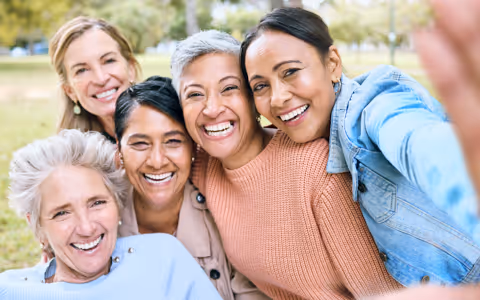 multi generational women hanging out