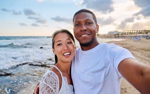 Image of Happy young couple
