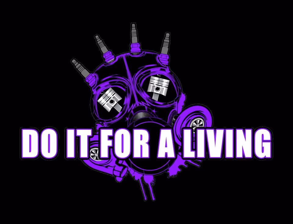 The logo for the do it for a living podcast.