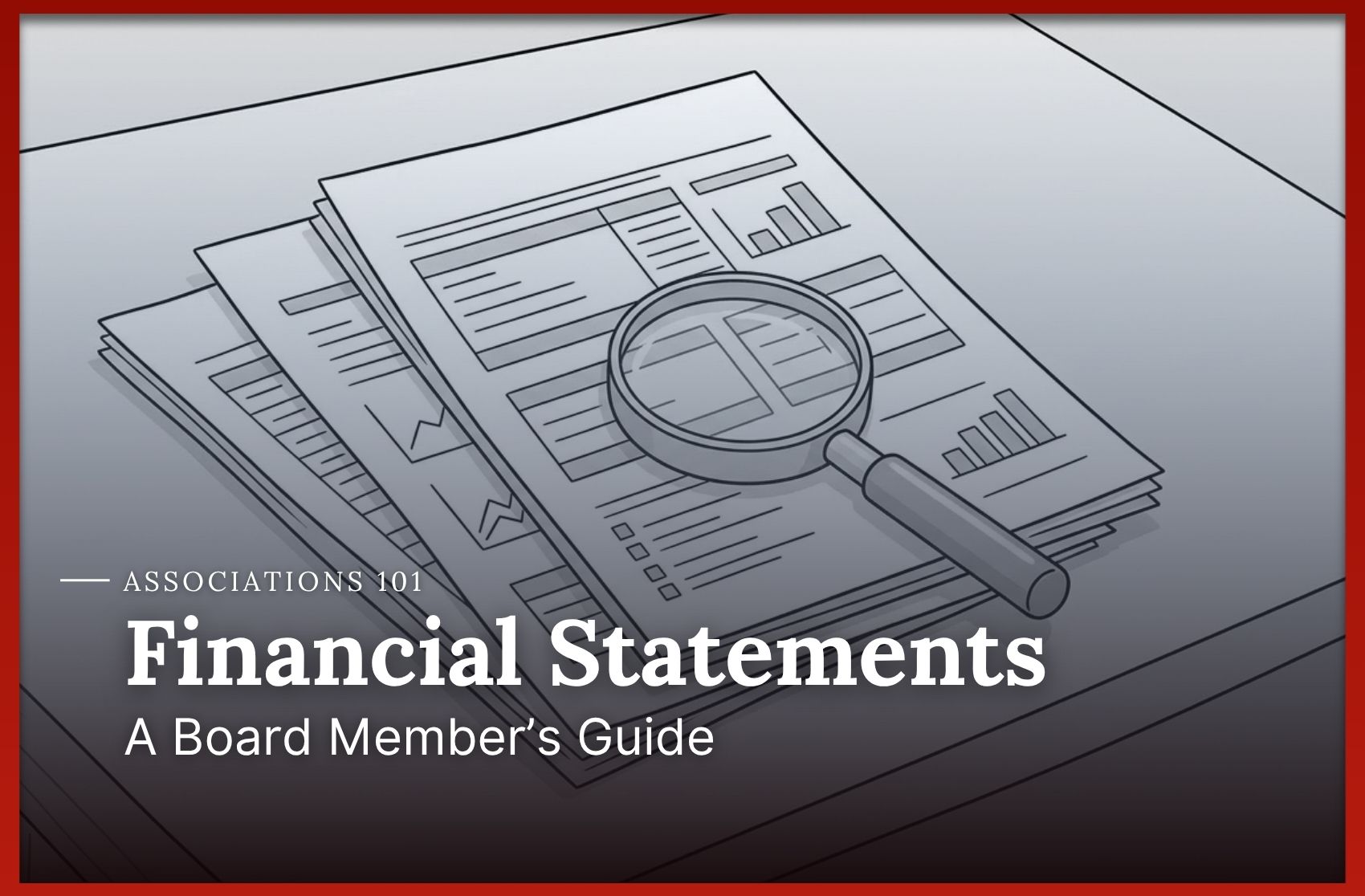 Understanding Financial Statements: A Board Member's Guide Article Link