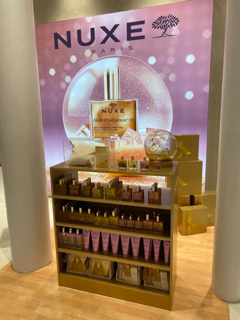Nuxe brings Christmas magic to the airport