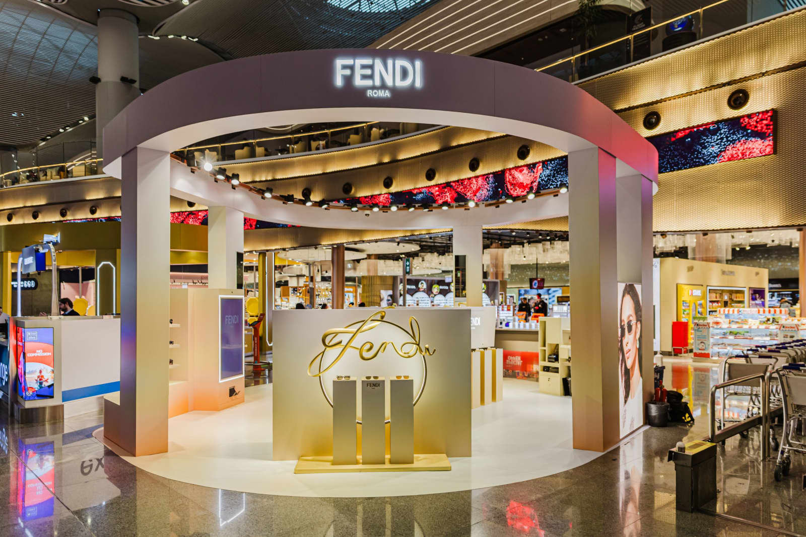 Thélios partners with Gebr. Heinemann and Unifree Duty Free in Fendi pop-up at Istanbul Airport
