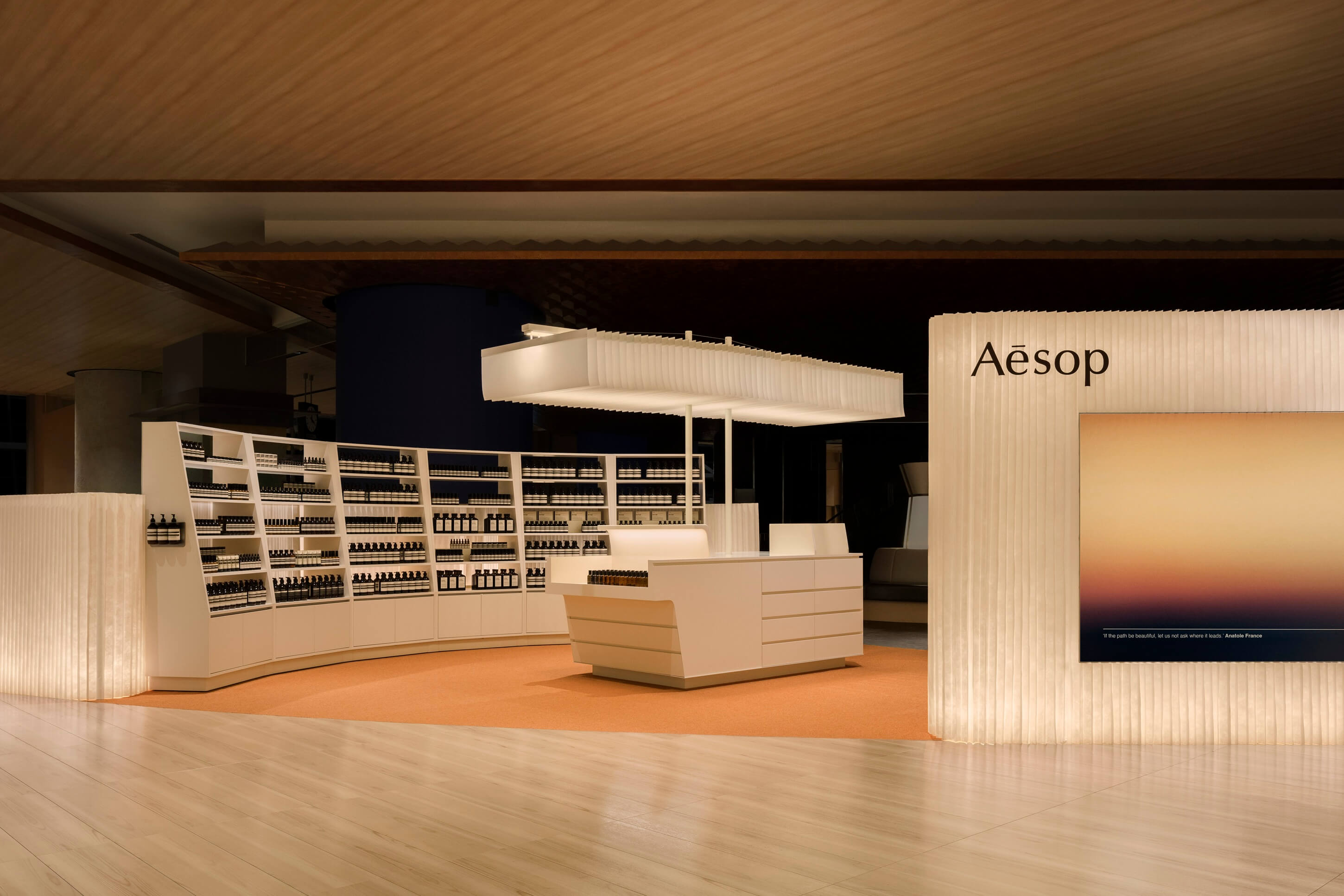 Aesop opens a new store at Kansai Airport