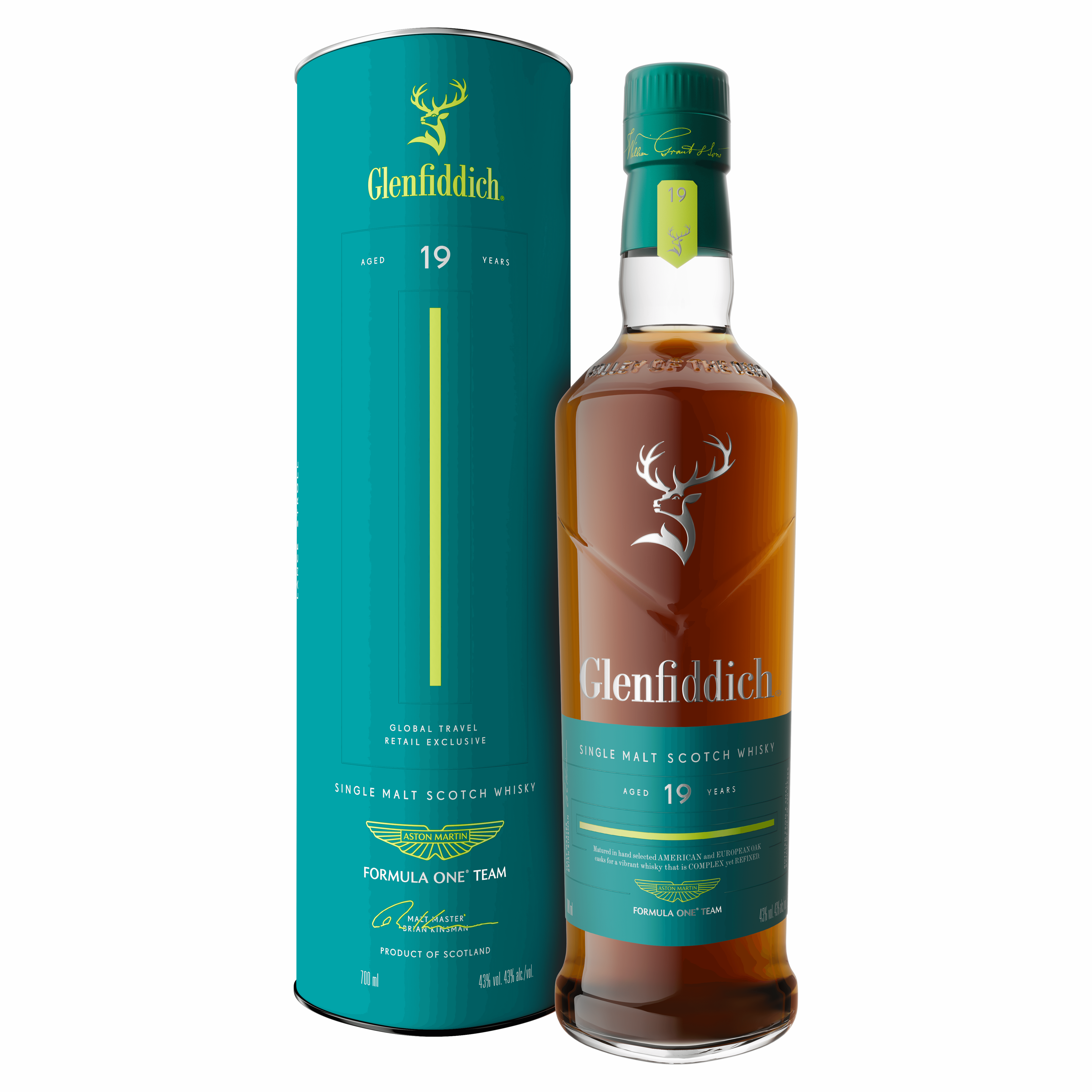 Glenfiddich unveils TREX limited-edition whisky in partnership with Aston Martin F1 Team