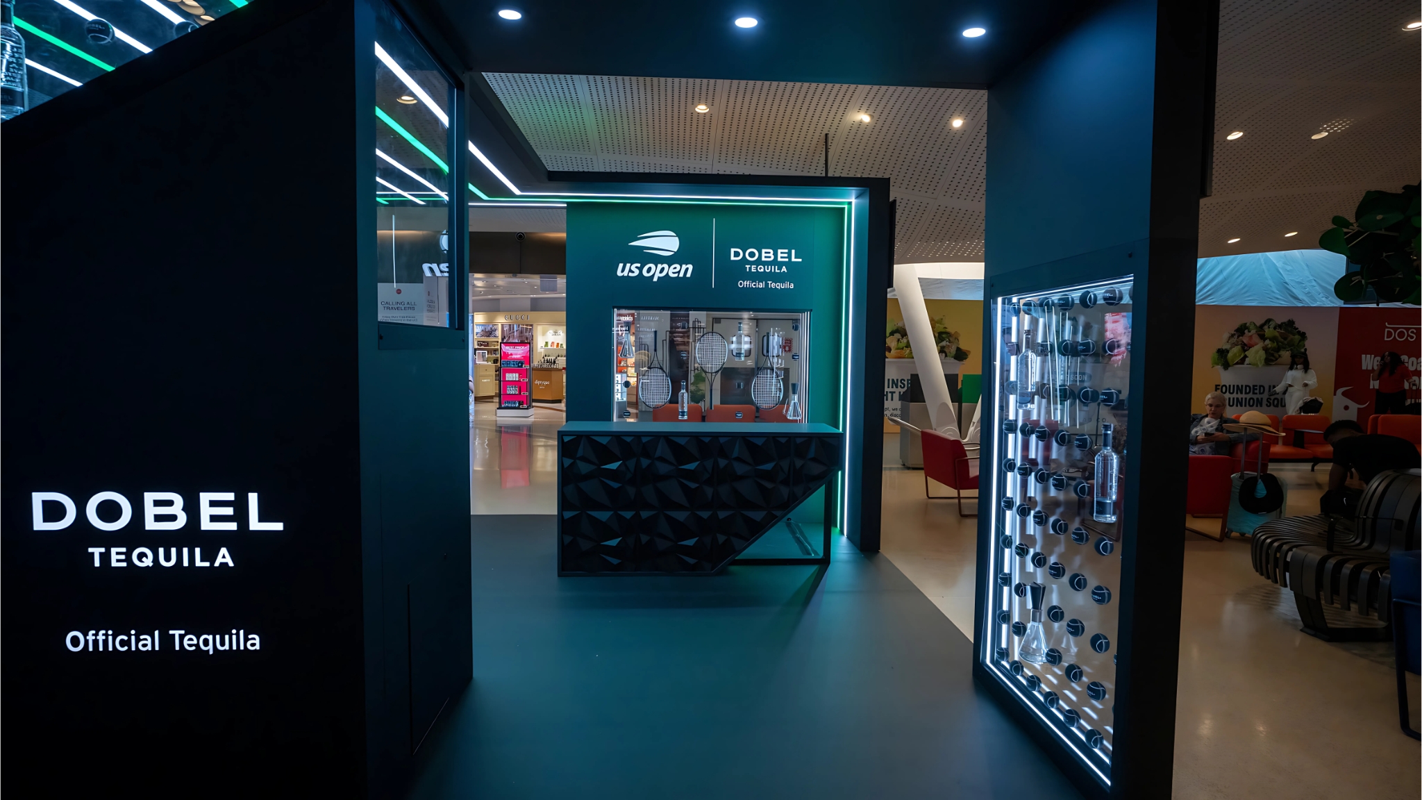 Dobel® Tequila celebrates US Open sponsorship with New York JFK takeover