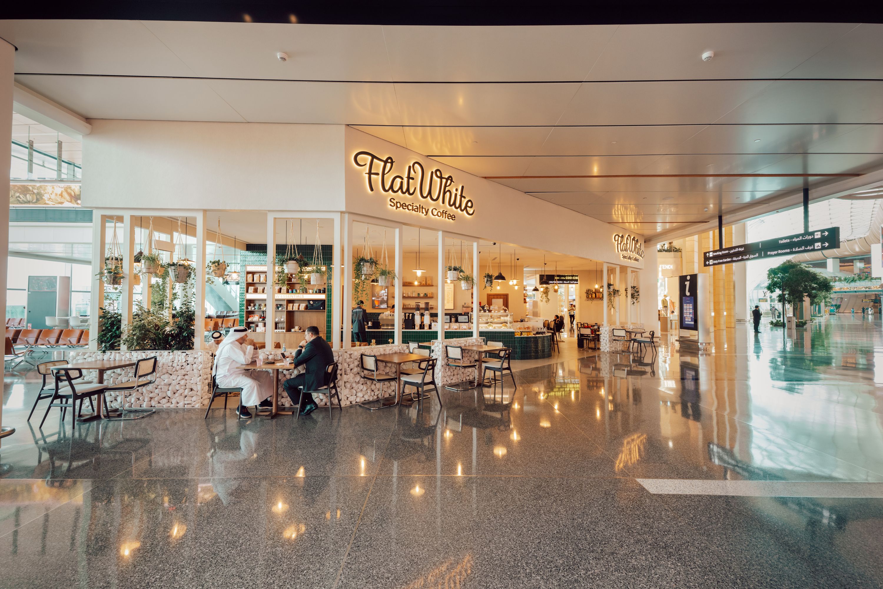 Qatar Duty Free welcomes Qatari café Flat White to Hamad International Airport
