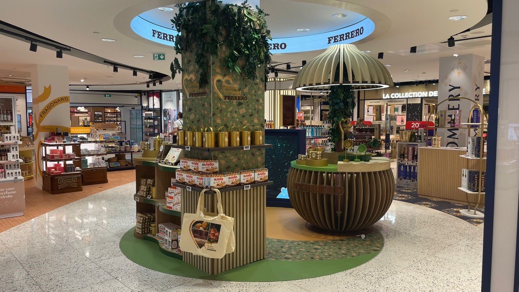 Ferrero elevates travel retail with responsible hazelnut sourcing campaign at Nice Airport