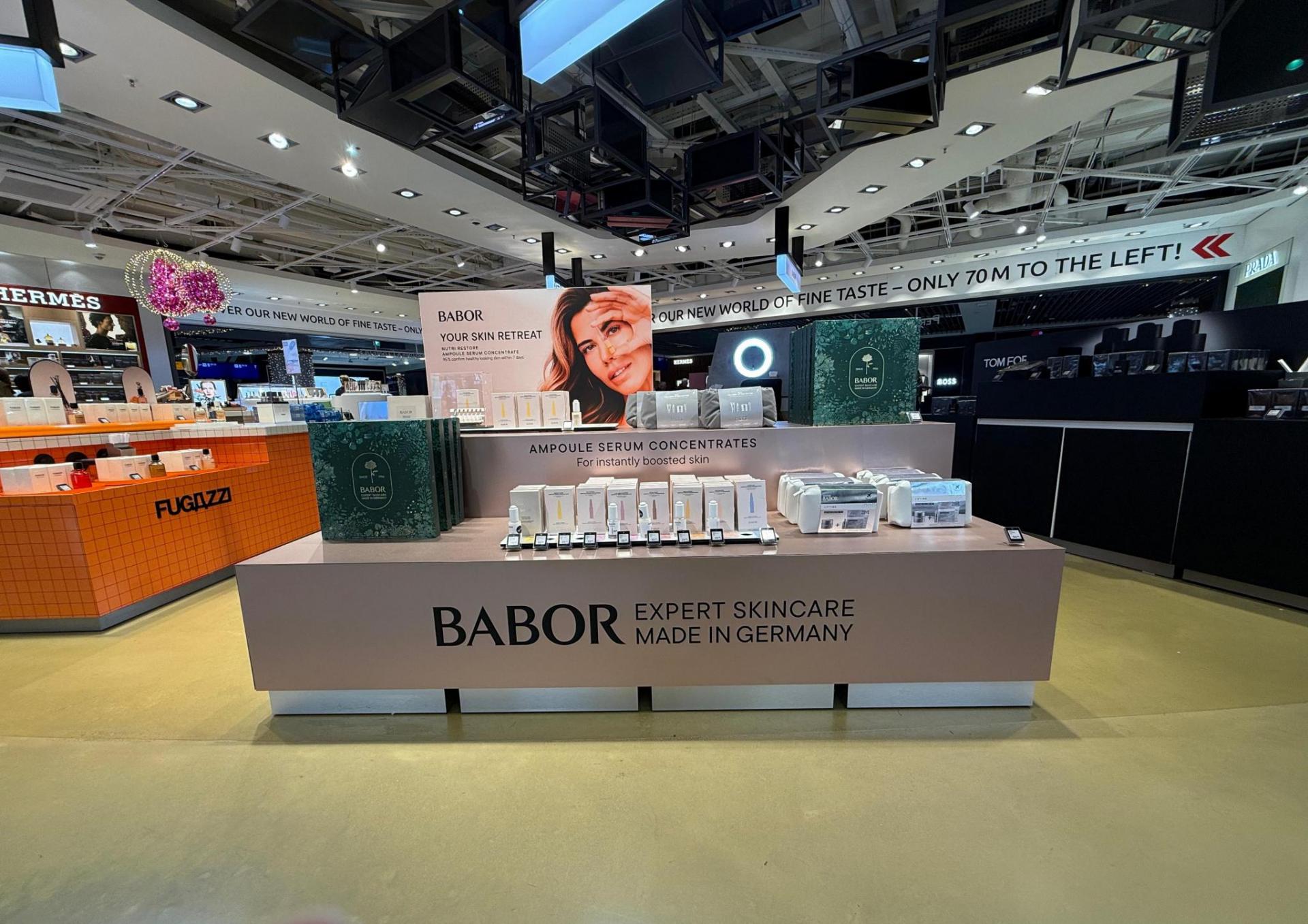 Adding a festive touch: BABOR launches two exclusive holiday activations at Frankfurt Airport