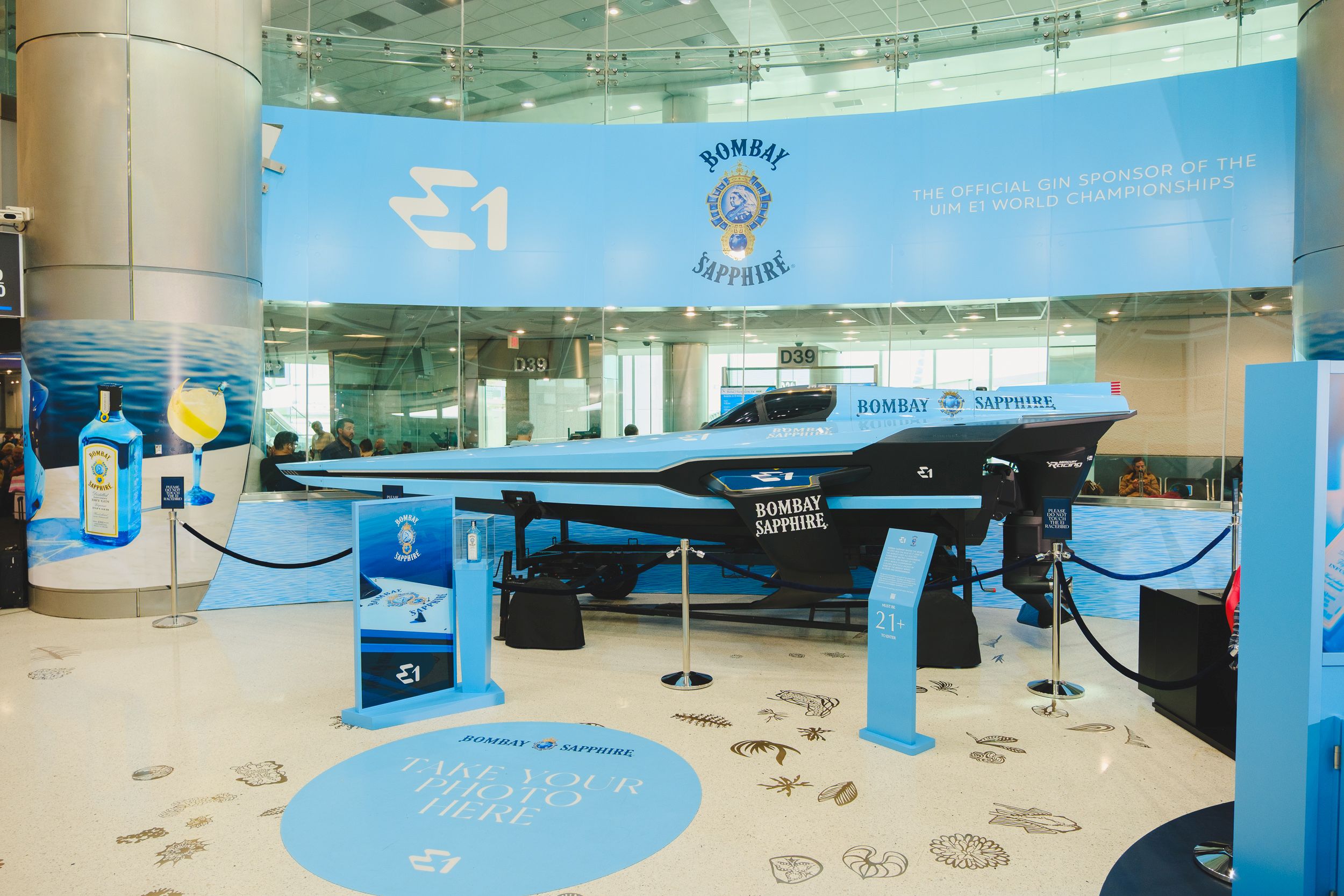 Bacardi GTR brings E1 x Bombay Sapphire experience to Miami International Airport