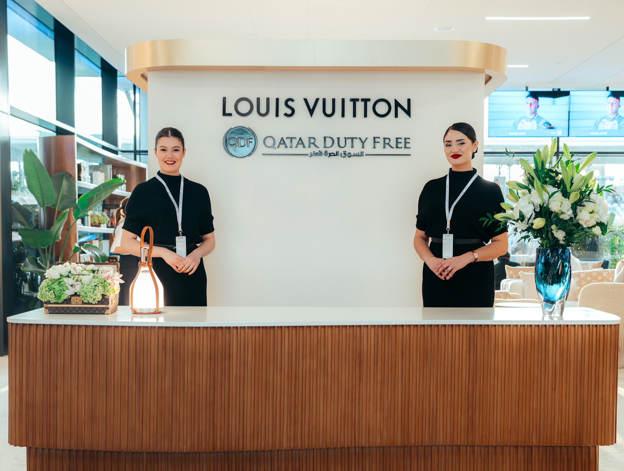 Louis Vuitton Lounge by Qatar Duty Free welcomes guests during the Formula 1 Qatar Airways Qatar Grand Prix 2025