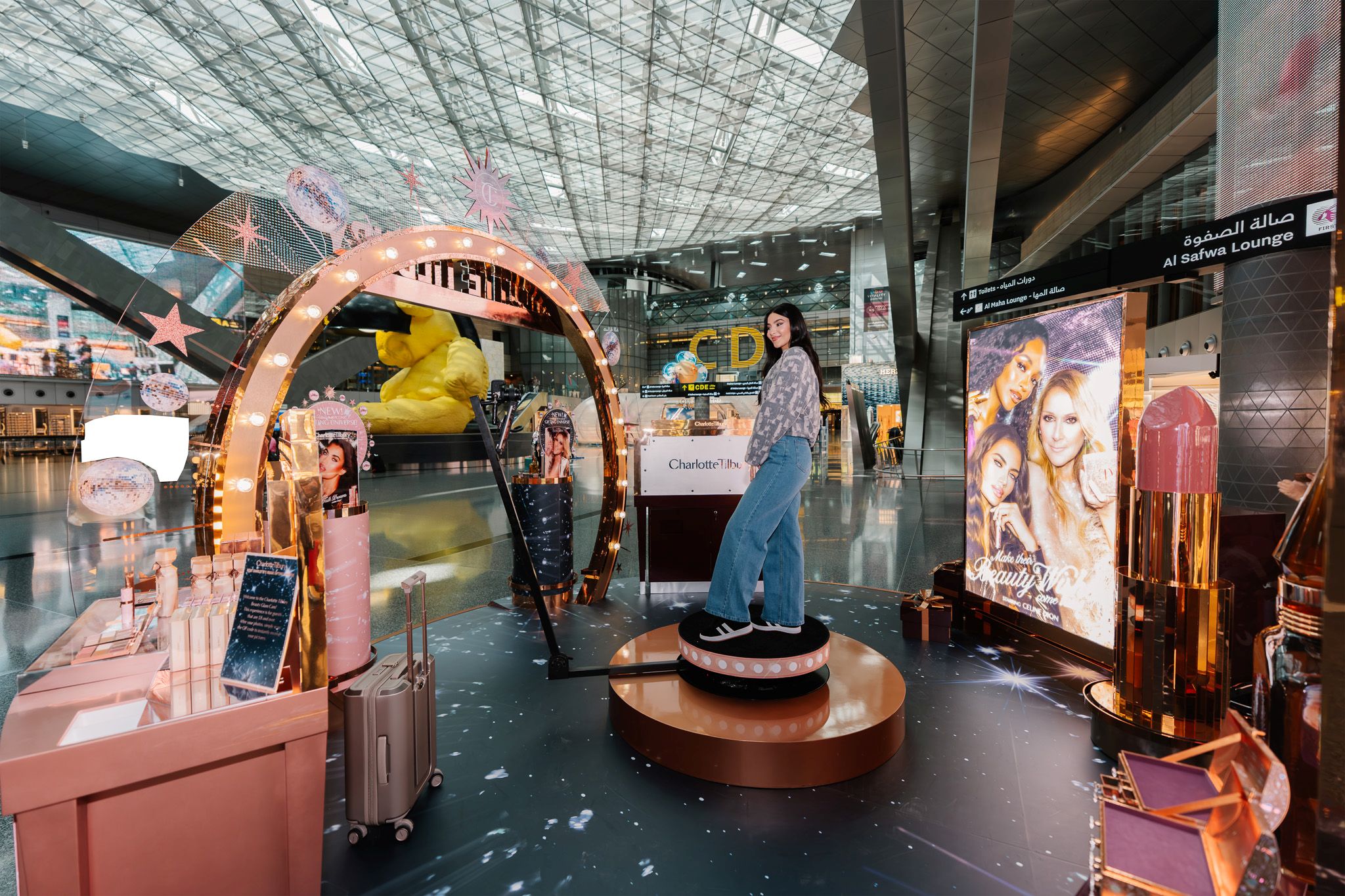 A touch of festive magic: Qatar Duty Free partners with Charlotte Tilbury at Hamad International