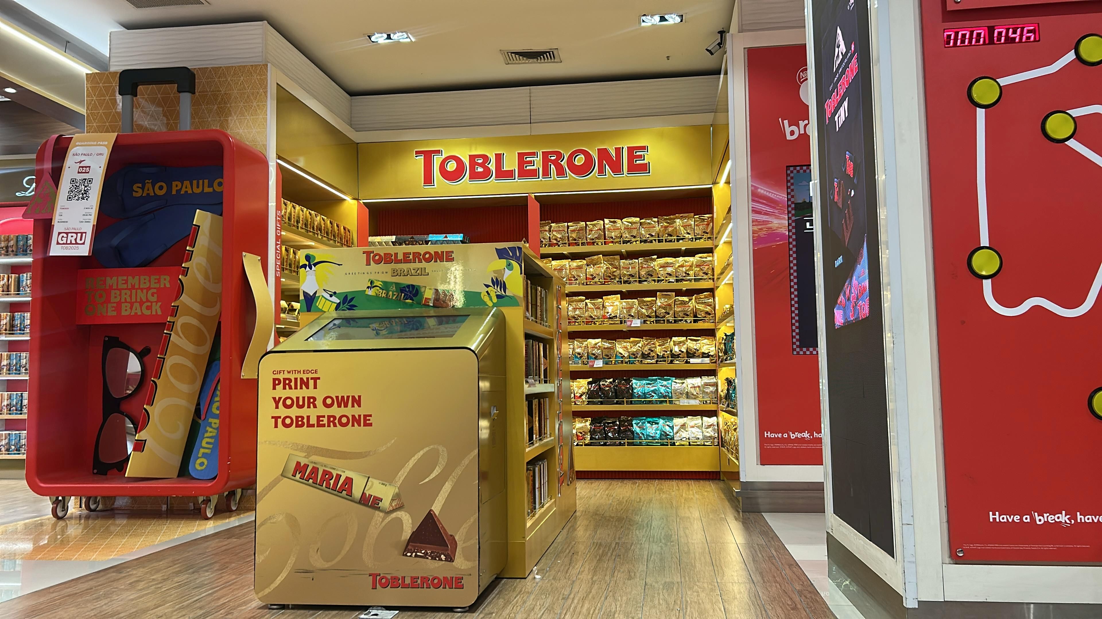 Mondelez World Travel Retail reveals refreshed Toblerone shop-in-shop in São Paulo