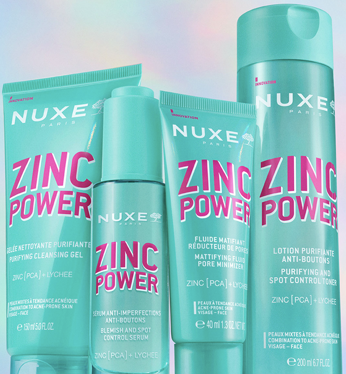 Nuxe launches Zinc Power, a powerful, game-changing range of four new products for skin blemish control