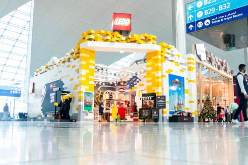 LEGO and Lagardère Travel Retail unveil exclusive race car installation at DXB