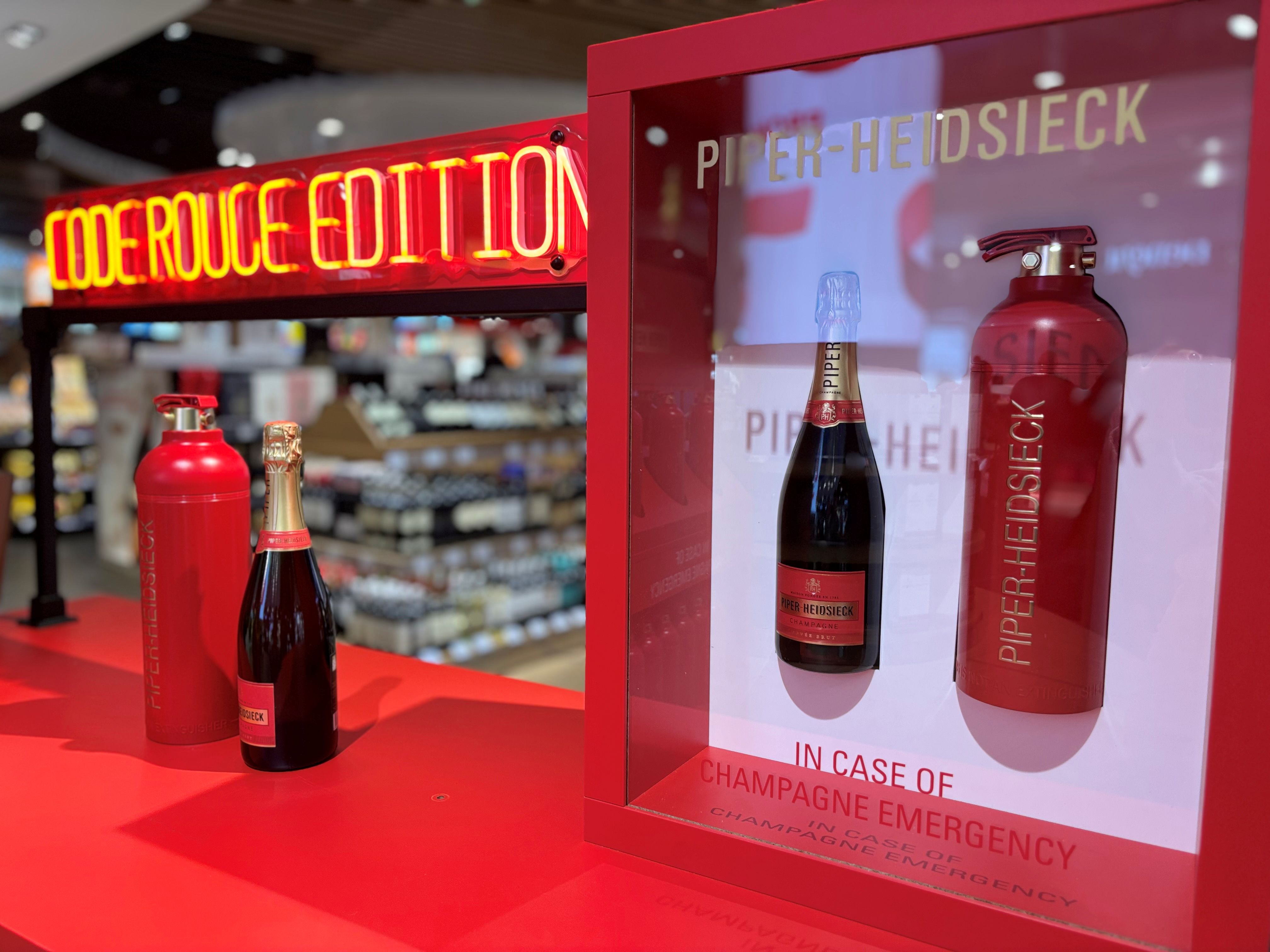 Piper-Heidsieck’s launches Code Rouge Edition Champagne in Asian and European airports